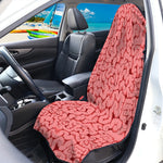 Zombie Brain Print Waterproof Car Seat Cover