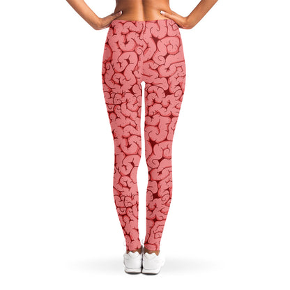 Zombie Brain Print Women's Leggings