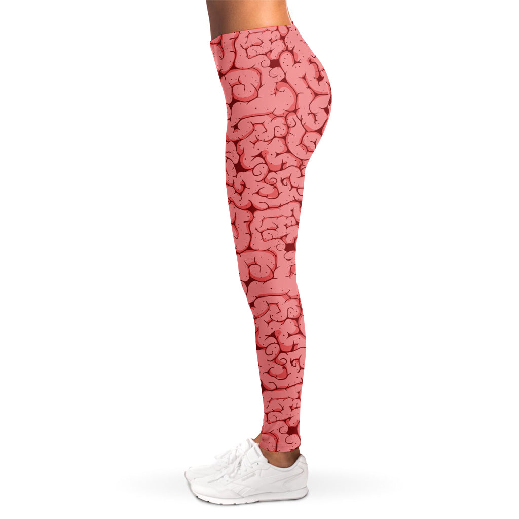 Zombie Brain Print Women's Leggings