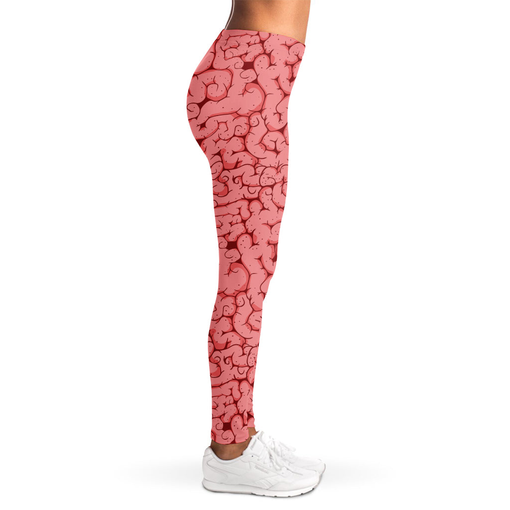 Zombie Brain Print Women's Leggings