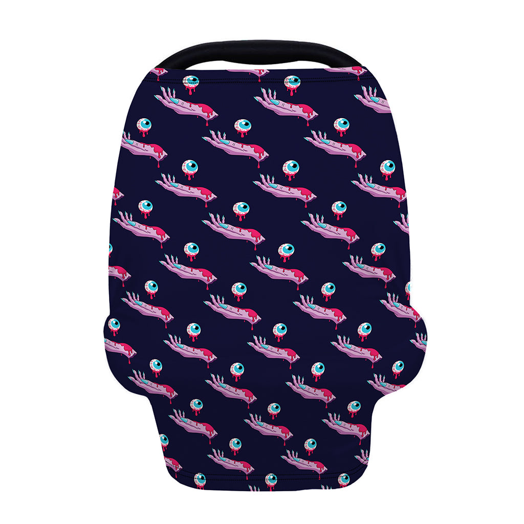 Zombie Eyeball Pattern Print Baby Seat Cover