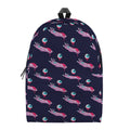 Zombie Eyeball Pattern Print School Backpack