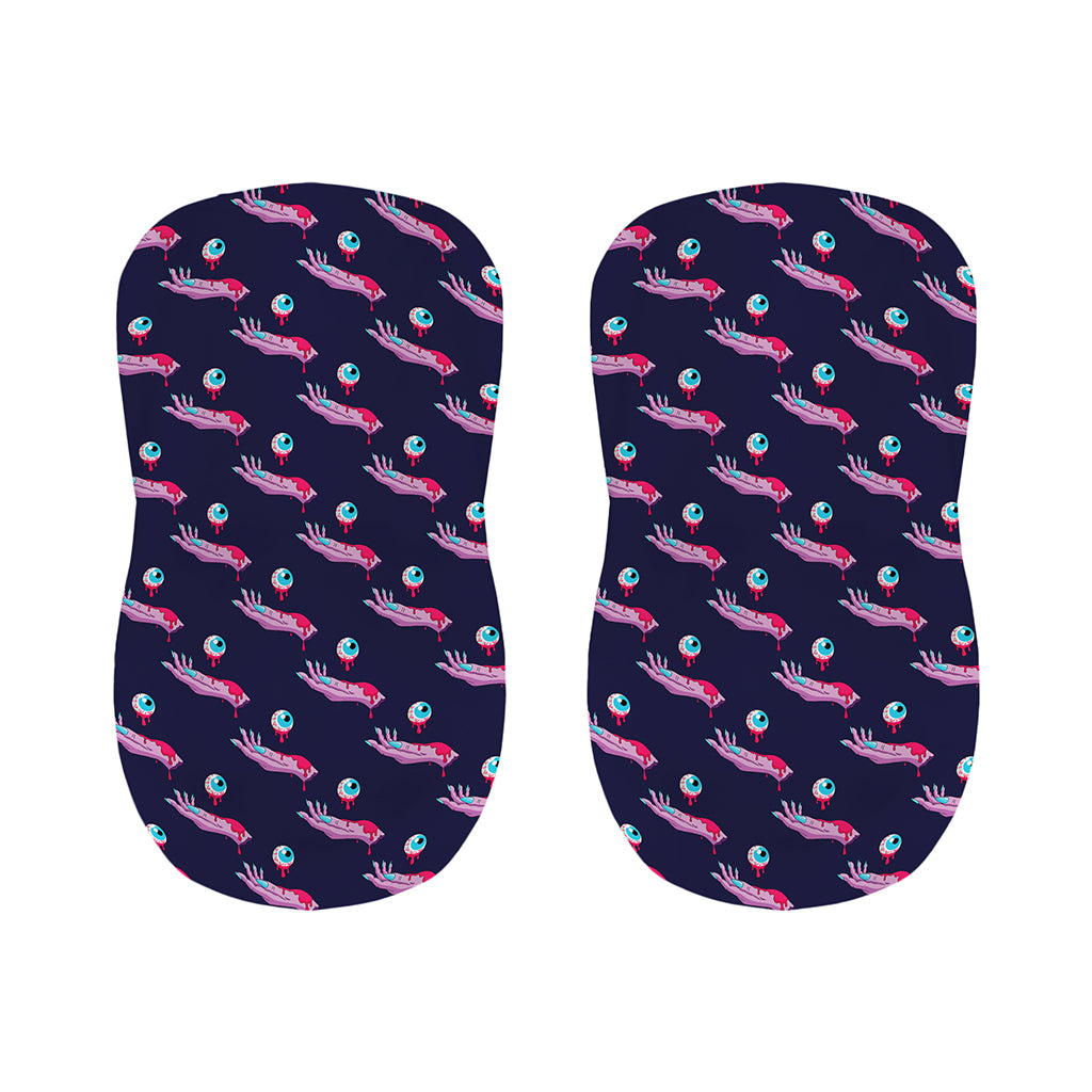 Zombie Eyeball Pattern Print Bar Stool Covers