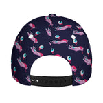 Zombie Eyeball Pattern Print Baseball Cap