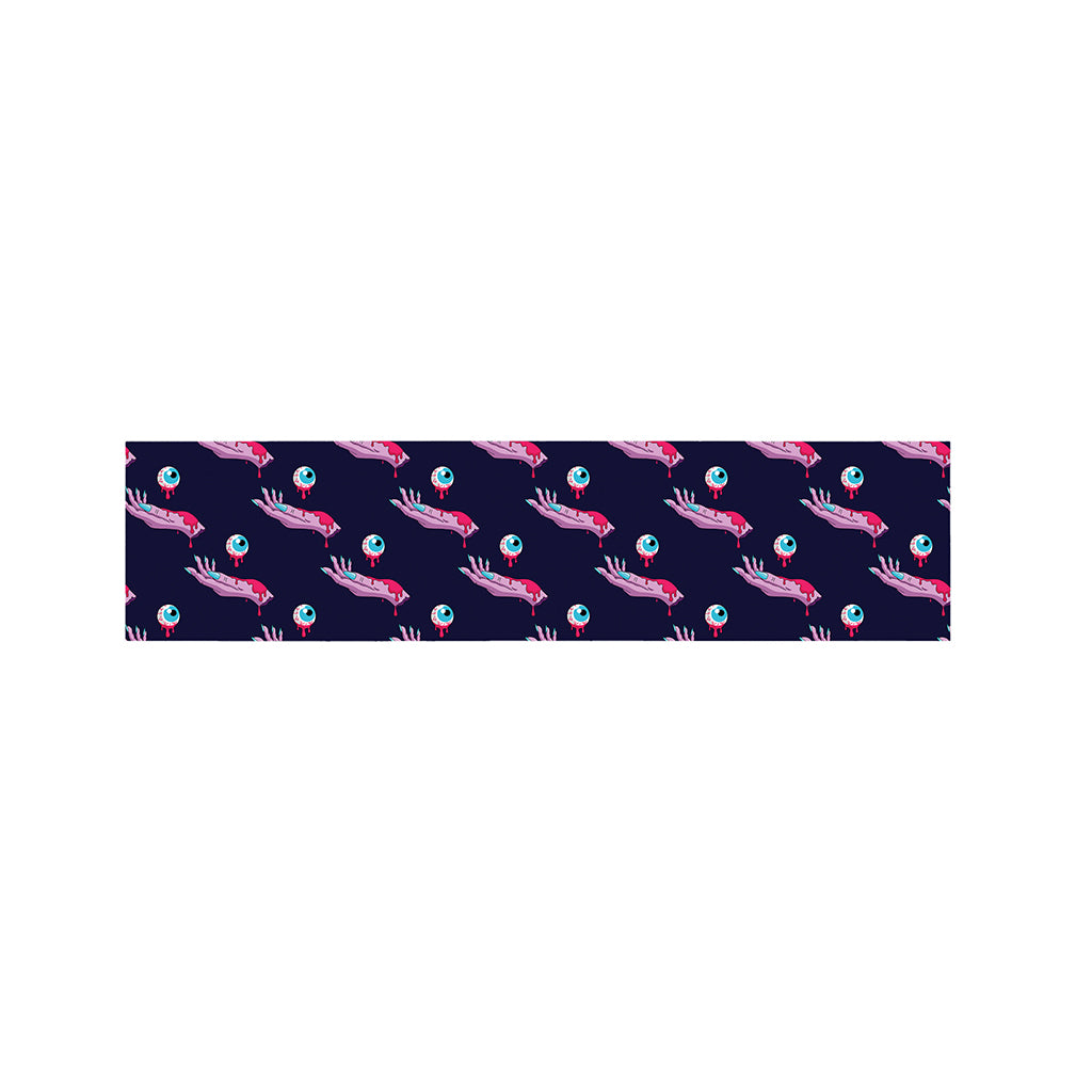Zombie Eyeball Pattern Print Bed Runner