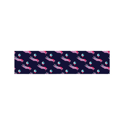 Zombie Eyeball Pattern Print Bed Runner