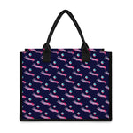 Zombie Eyeball Pattern Print Canvas Tote Bag