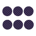 Zombie Eyeball Pattern Print Coaster Set