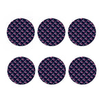 Zombie Eyeball Pattern Print Coaster Set