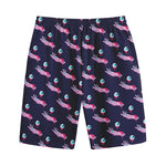 Zombie Eyeball Pattern Print Cotton Shorts
