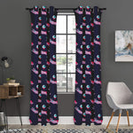 Zombie Eyeball Pattern Print Curtain