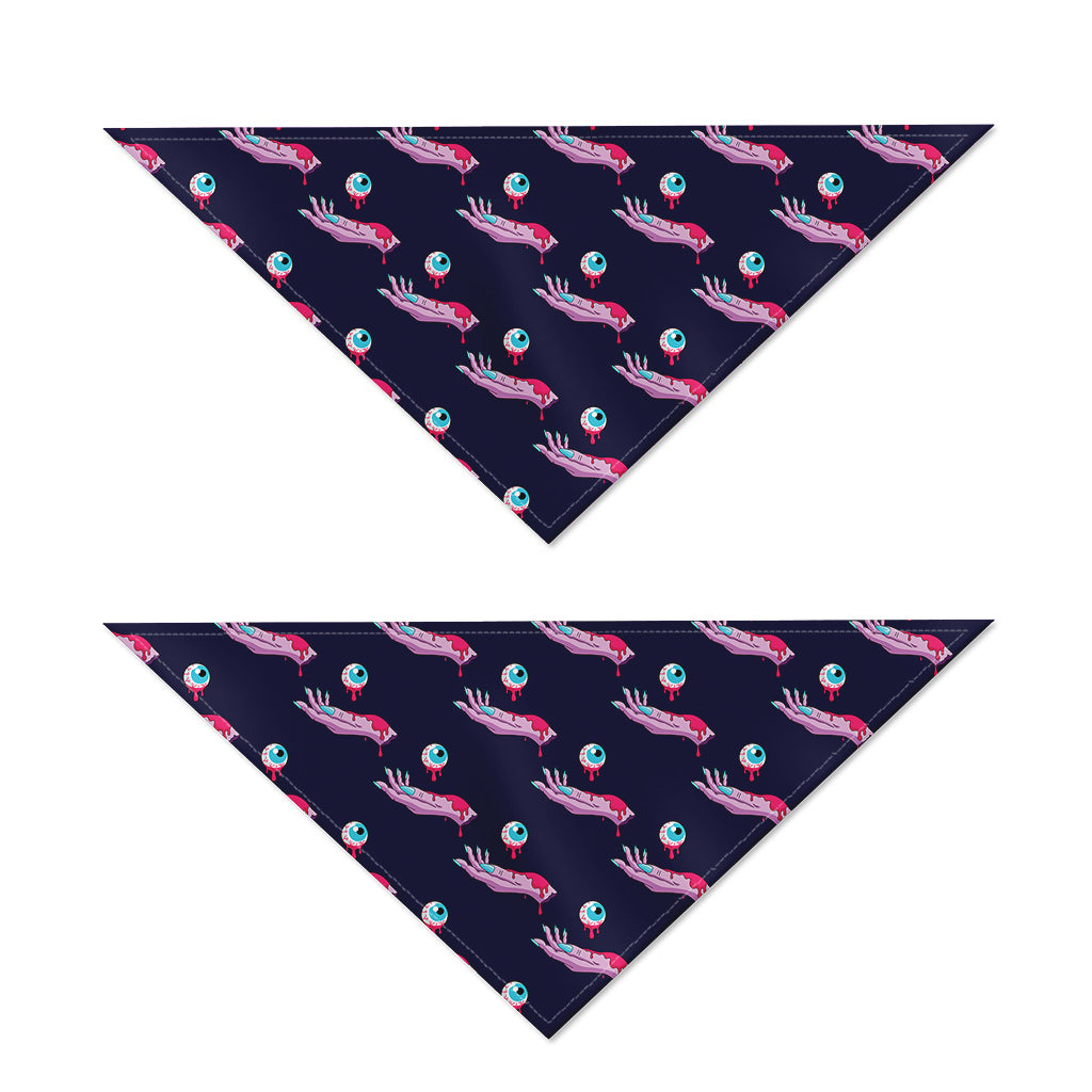 Zombie Eyeball Pattern Print Dog Bandana