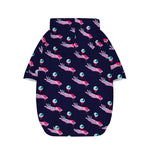 Zombie Eyeball Pattern Print Dog Zip Up Hoodie