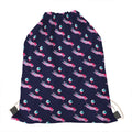 Zombie Eyeball Pattern Print Drawstring Bag
