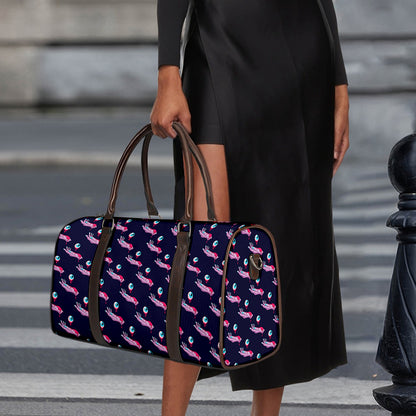 Zombie Eyeball Pattern Print Duffle Bag