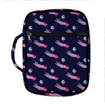 Zombie Eyeball Pattern Print Front Pocket Bible Bag