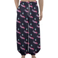 Zombie Eyeball Pattern Print Lantern Pants