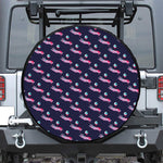 Zombie Eyeball Pattern Print Leather Spare Tire Cover