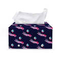 Zombie Eyeball Pattern Print Leather Tissue Box Cover