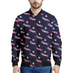 Zombie Eyeball Pattern Print Men's Bomber Jacket