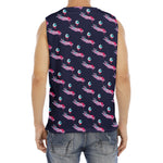 Zombie Eyeball Pattern Print Men's Fitness Tank Top