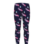 Zombie Eyeball Pattern Print Men's leggings