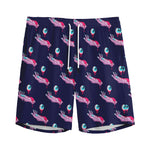 Zombie Eyeball Pattern Print Men's Sports Shorts