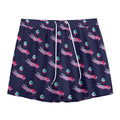 Zombie Eyeball Pattern Print Mesh Shorts