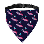 Zombie Eyeball Pattern Print Over The Collar Dog Bandana