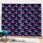 Zombie Eyeball Pattern Print Pencil Pleat Curtains