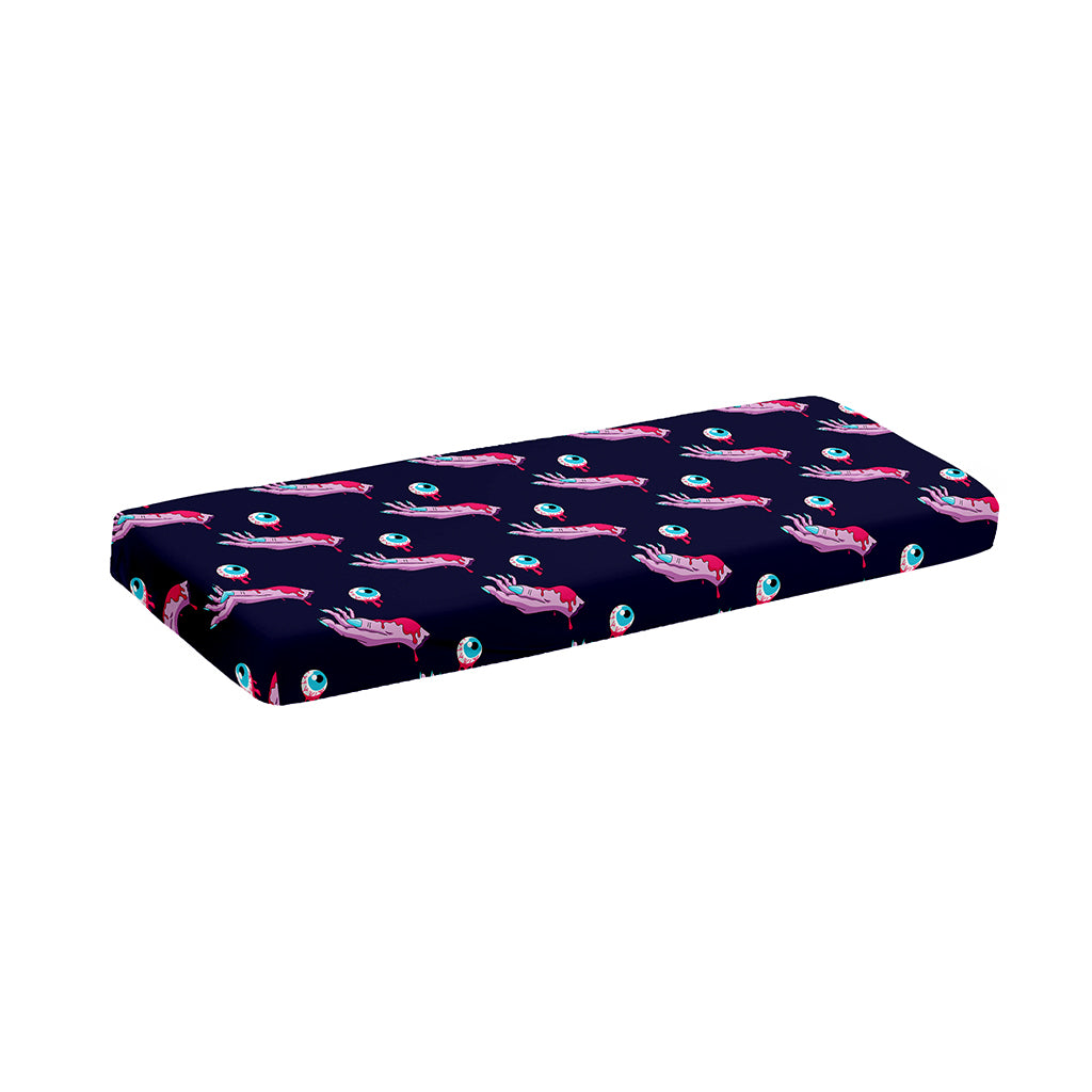 Zombie Eyeball Pattern Print Piano Keyboard Cover