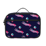Zombie Eyeball Pattern Print Portable Lunch Bag