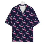 Zombie Eyeball Pattern Print Rayon Hawaiian Shirt