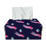 Zombie Eyeball Pattern Print Rectangle Tissue Box Cover