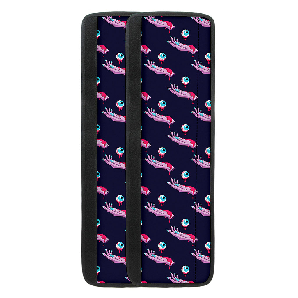 Zombie Eyeball Pattern Print Refrigerator Handle Covers