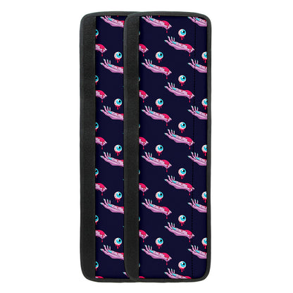 Zombie Eyeball Pattern Print Refrigerator Handle Covers