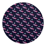 Zombie Eyeball Pattern Print Round Blanket