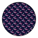 Zombie Eyeball Pattern Print Round Floor Mat