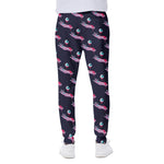 Zombie Eyeball Pattern Print Scuba Joggers