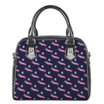Zombie Eyeball Pattern Print Shoulder Handbag