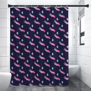 Zombie Eyeball Pattern Print Shower Curtain