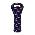 Zombie Eyeball Pattern Print Single Neoprene Wine Tote