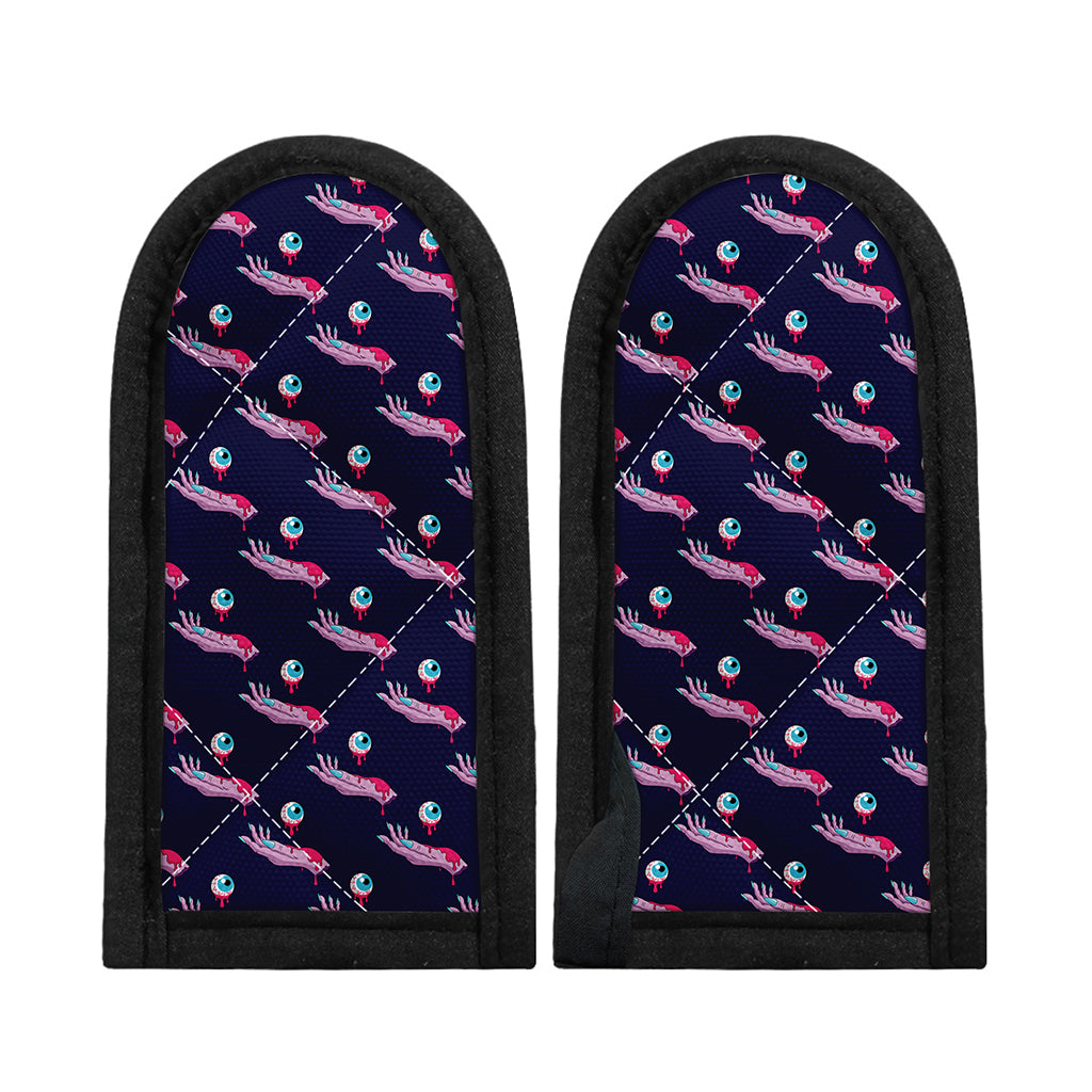 Zombie Eyeball Pattern Print Skillet Handle Cover