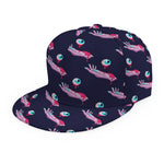 Zombie Eyeball Pattern Print Snapback Cap