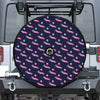 Zombie Eyeball Pattern Print Tire Cover With Camera Hole