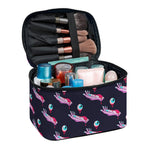 Zombie Eyeball Pattern Print Travel Makeup Bag