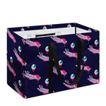 Zombie Eyeball Pattern Print Utility Tote Bag