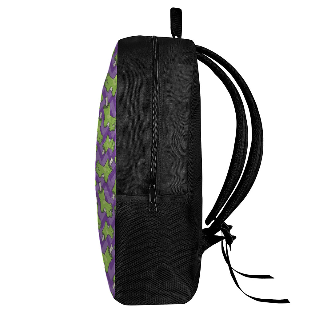 Zombie Foot Pattern Print 17 Inch Backpack