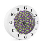 Zombie Foot Pattern Print Alarm Clock