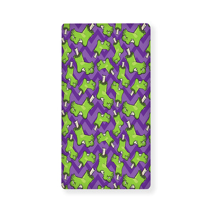 Zombie Foot Pattern Print Baby Crib Sheet